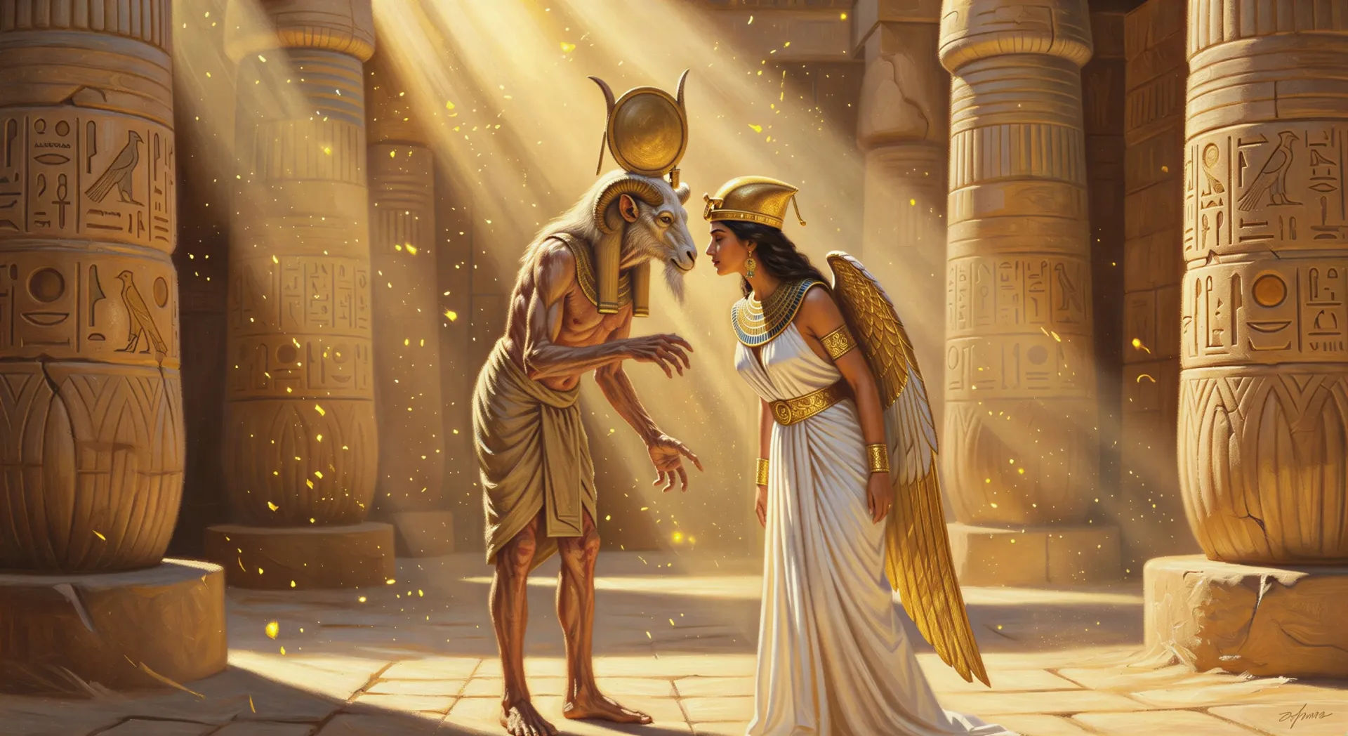 Isis steals the secret name of Ra