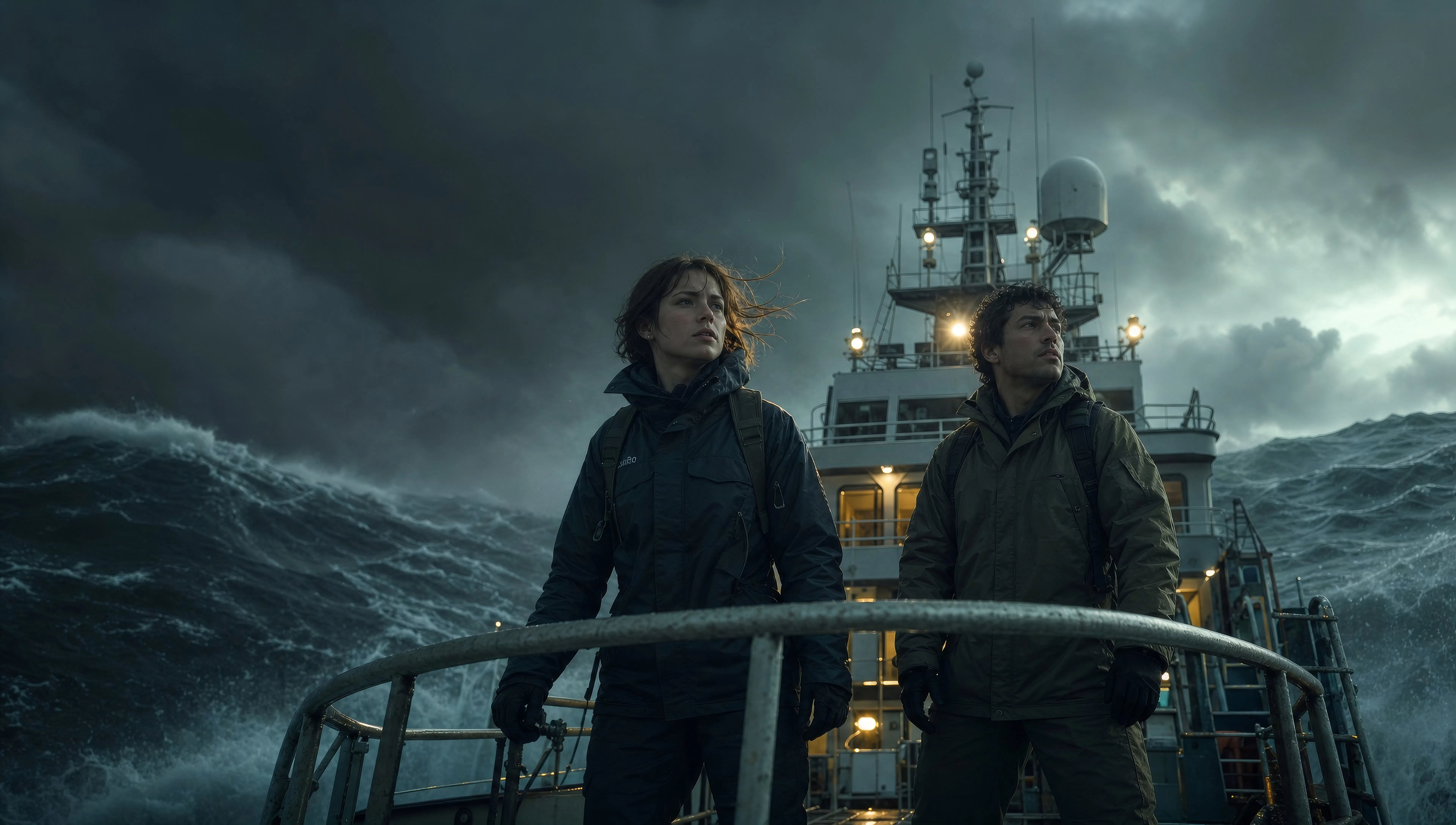 Anamorphic storm-deck two-shot