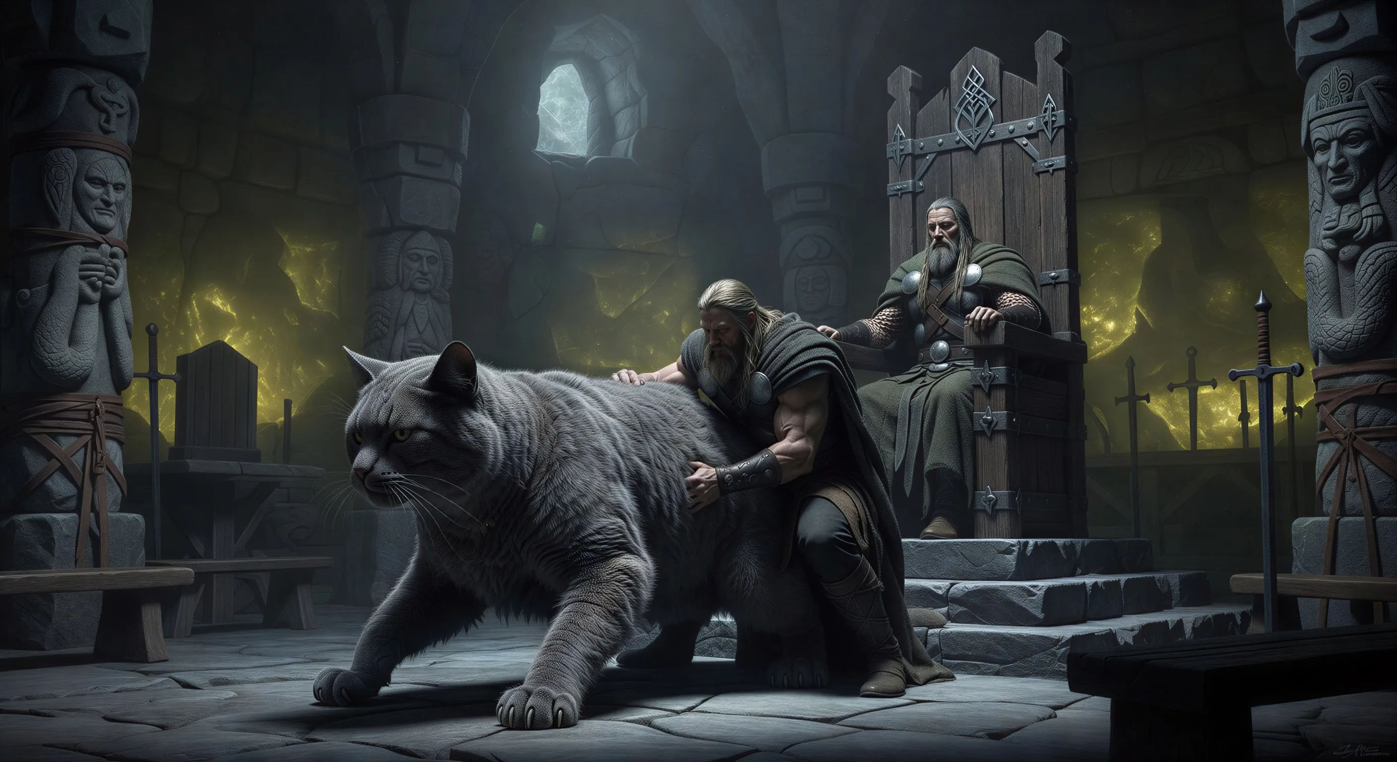 Le soulèvement à la cour d'Utgard-Loki