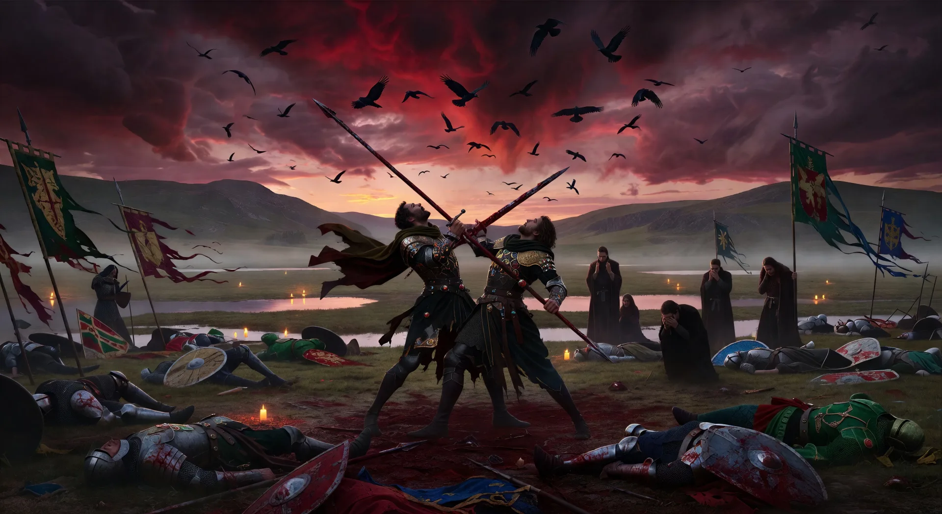 The last battle at Camlann