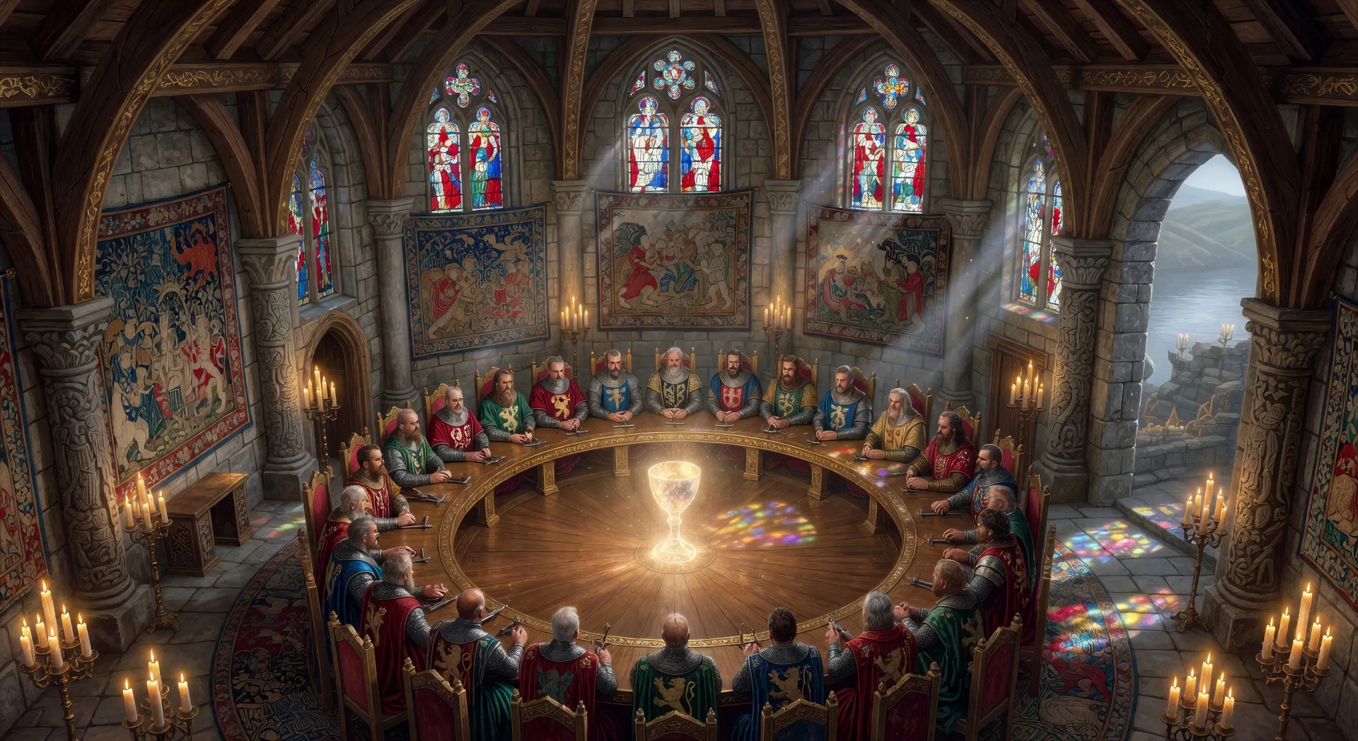 The Round Table at full session