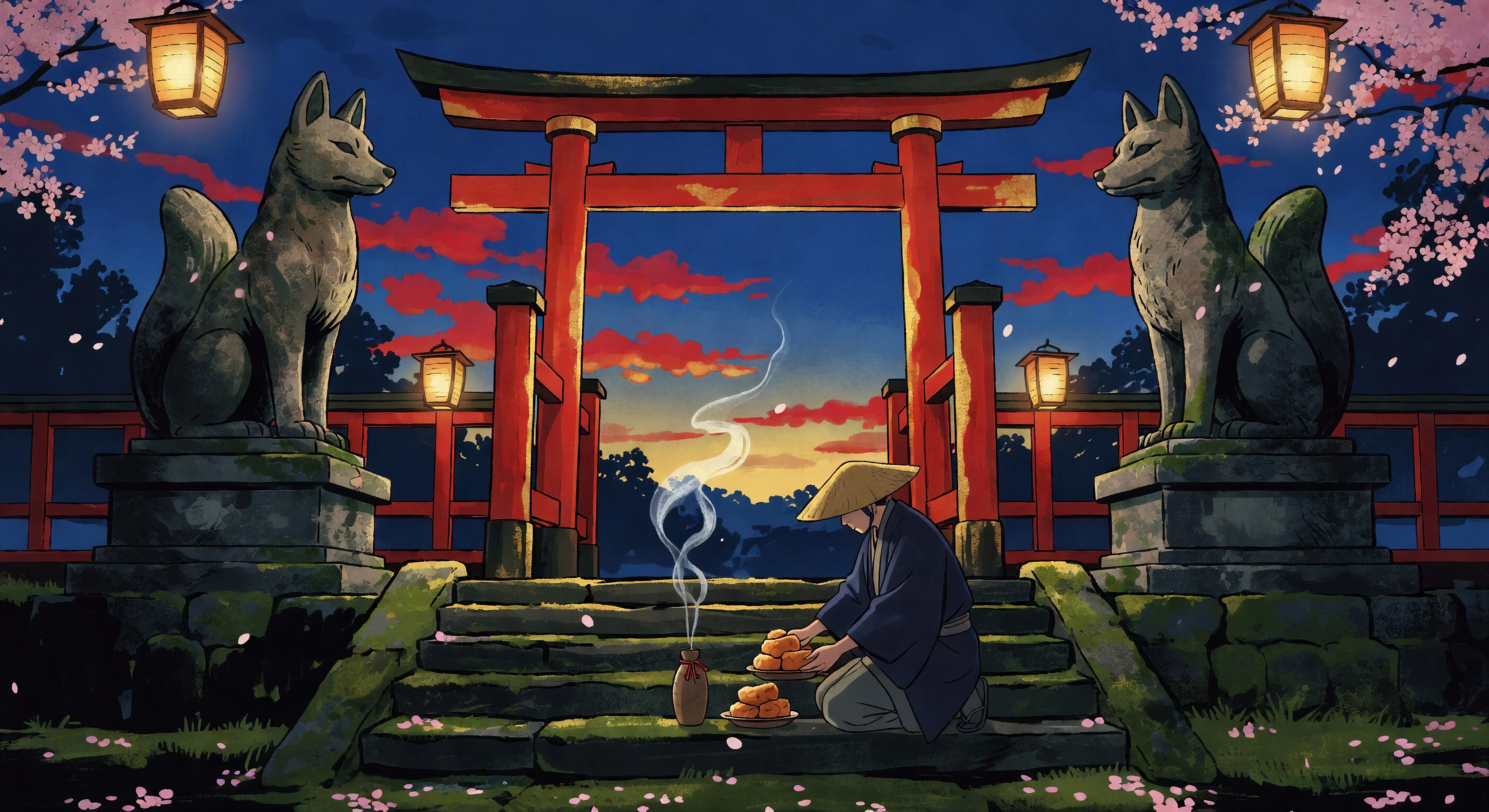 Inari shrine offering