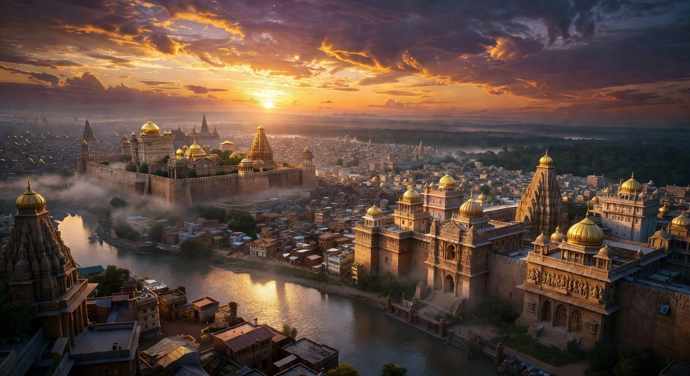 Hastinapura at sunrise