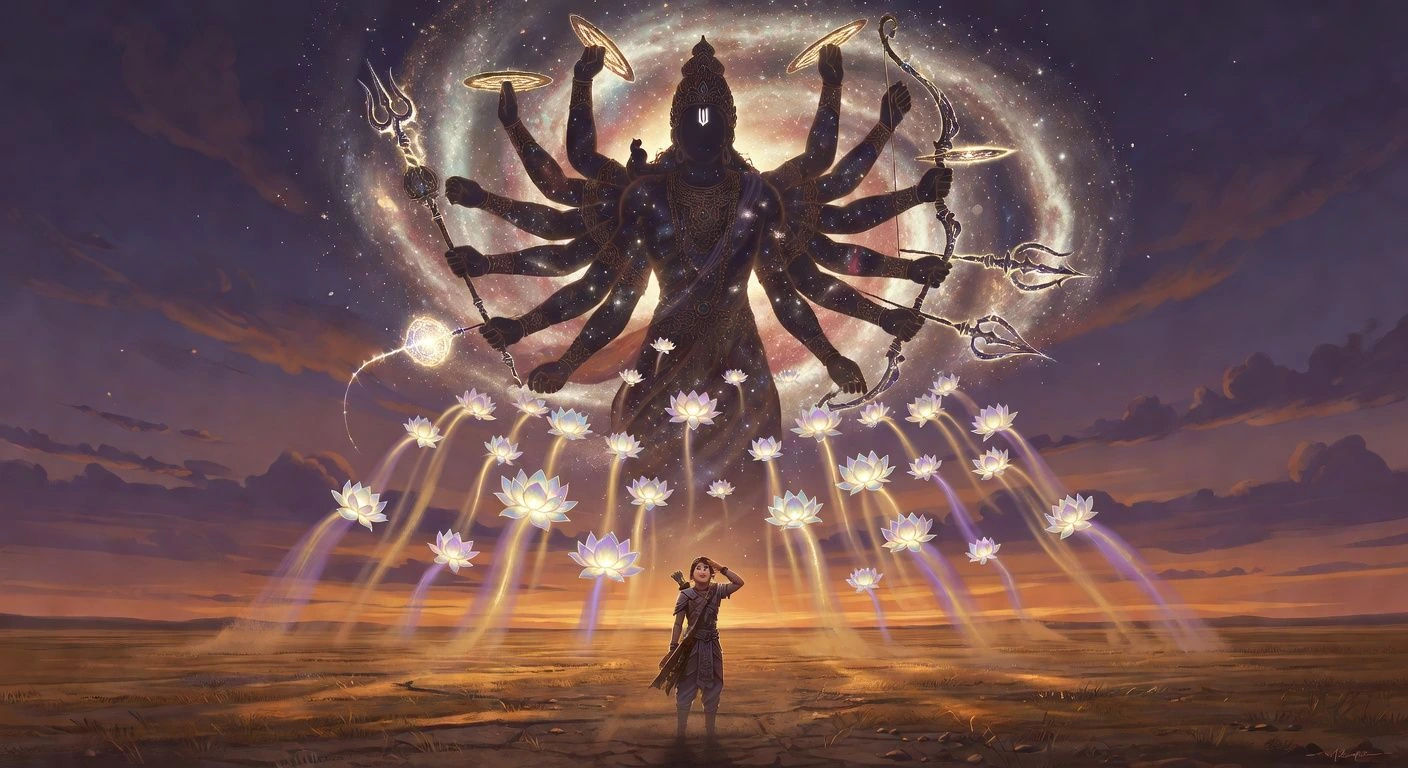 O Vishvarupa de Krishna