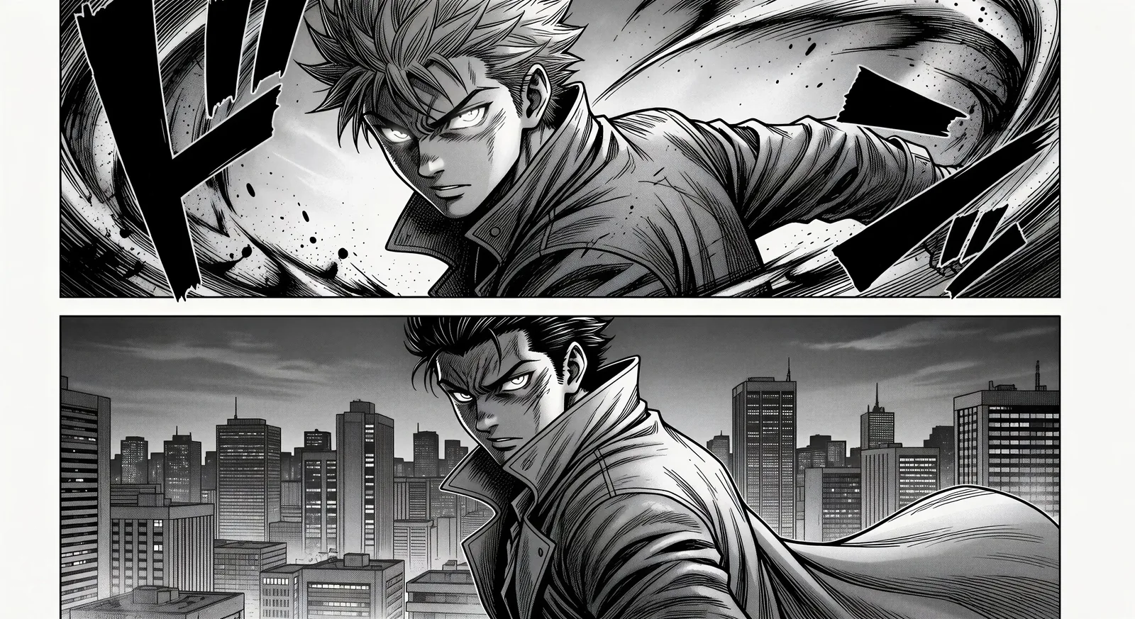Two-panel parallel cut
