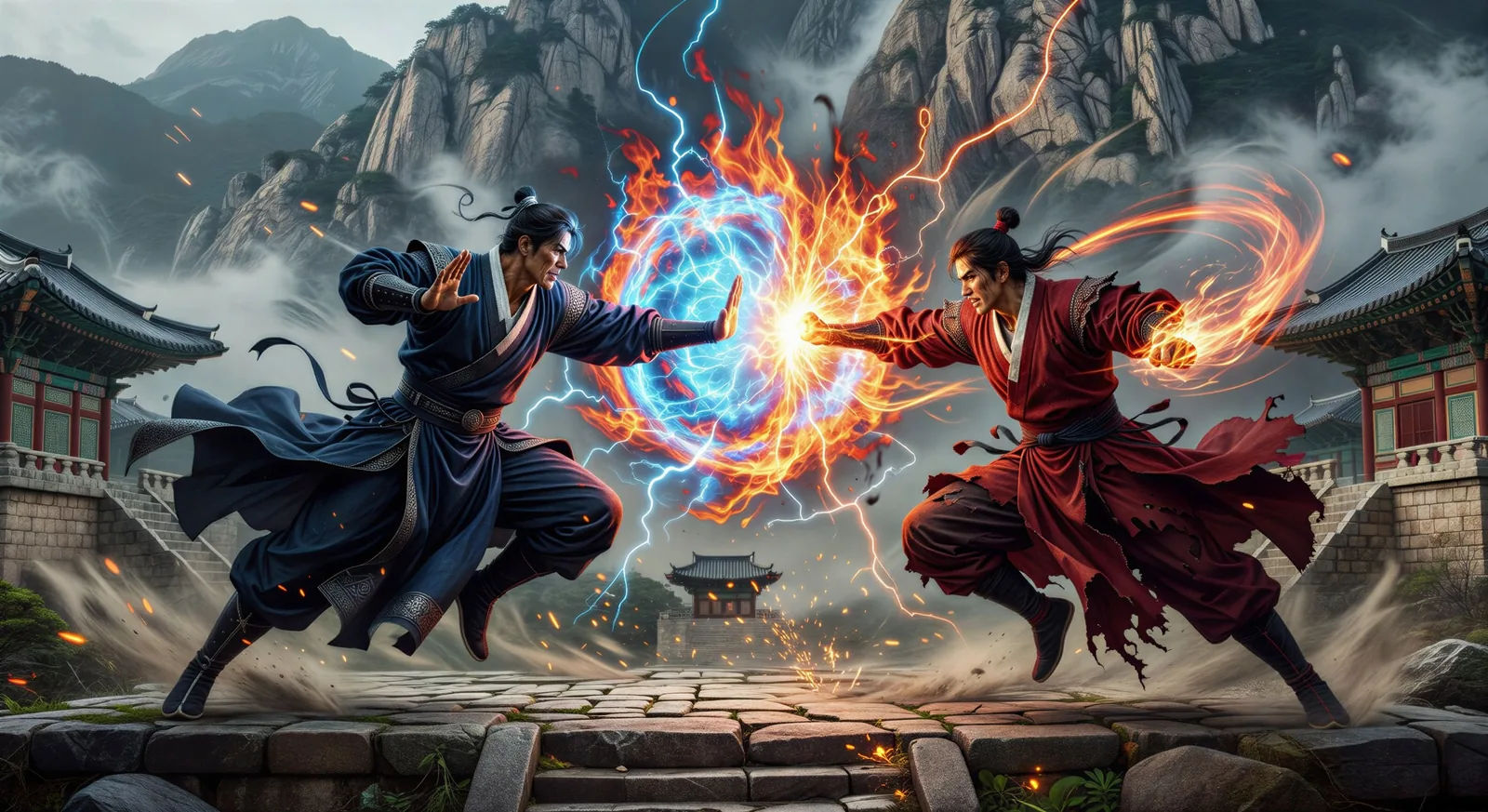 Panel de impacto del duelo murim