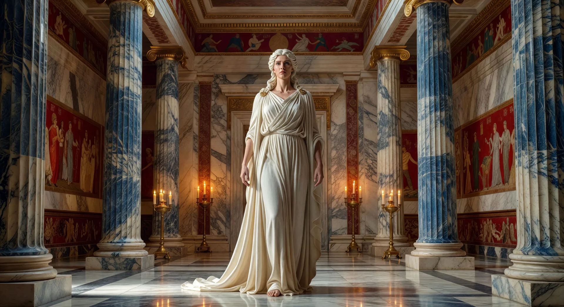 Medusa como sacerdotisa de Atena