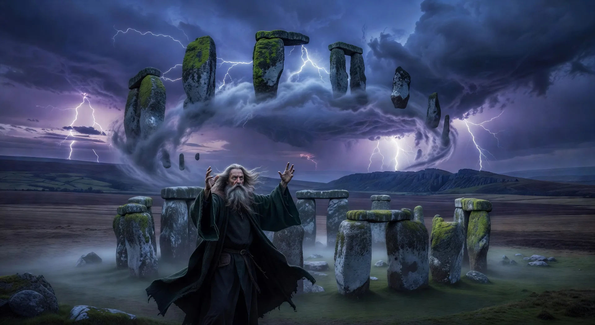 The raising of Stonehenge