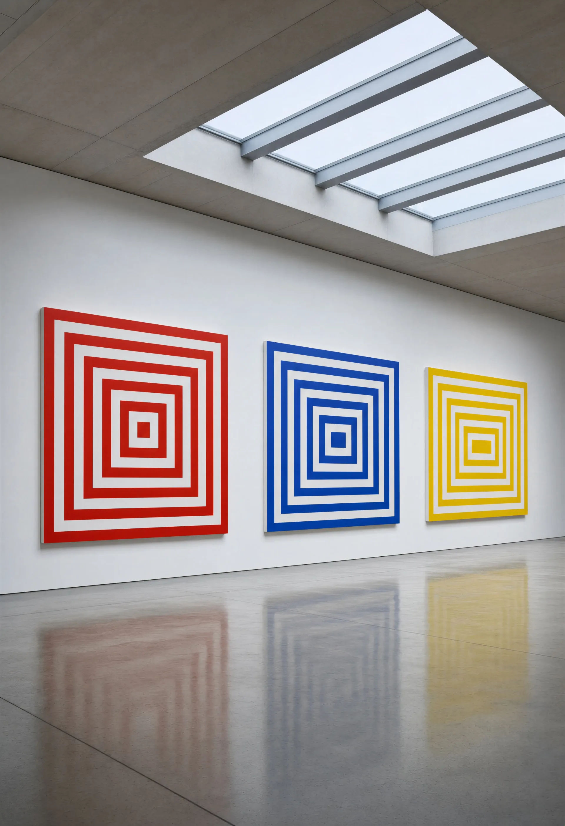 Stella stripe-painting wall