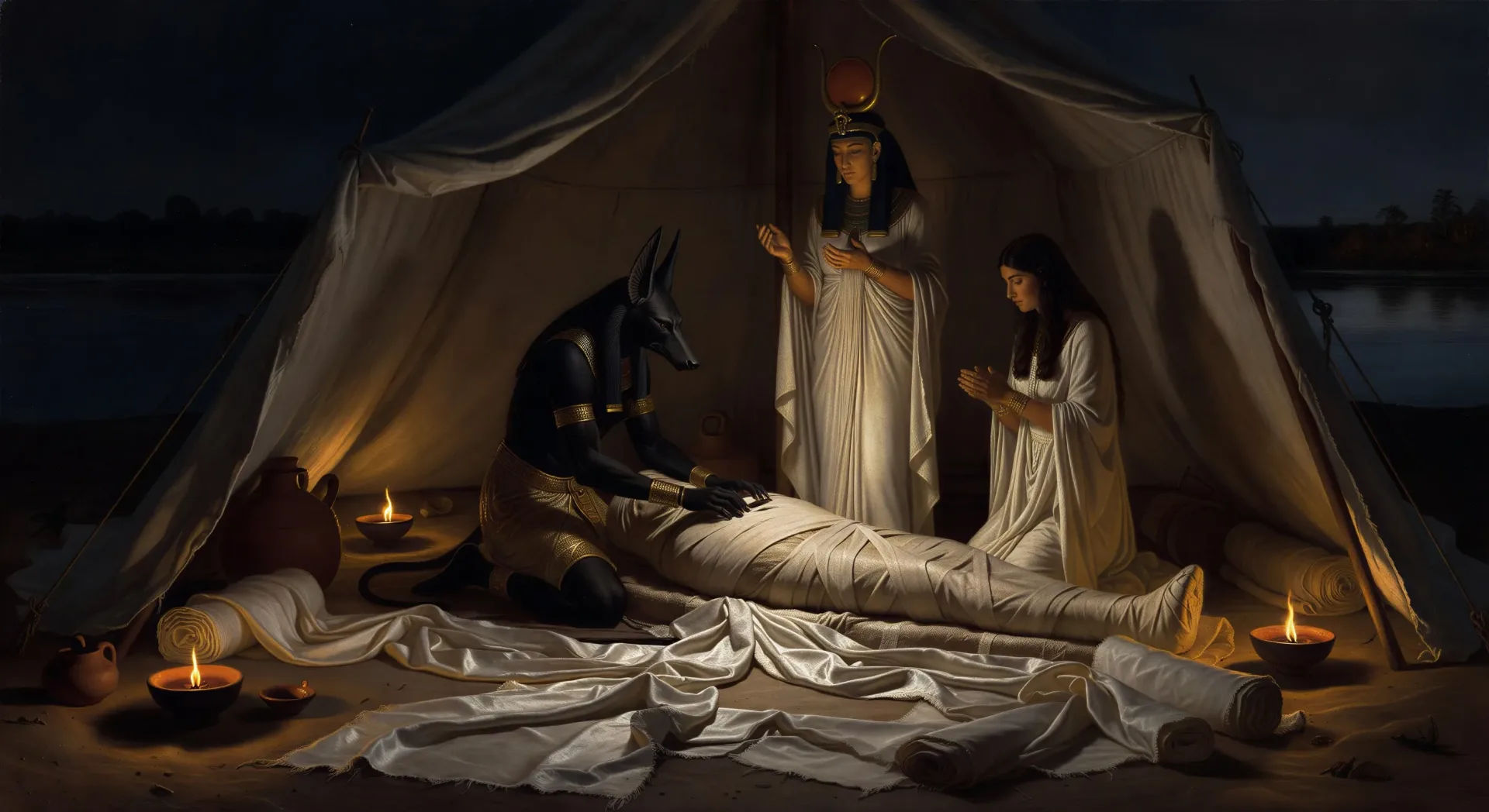 A mumificação de Osiris