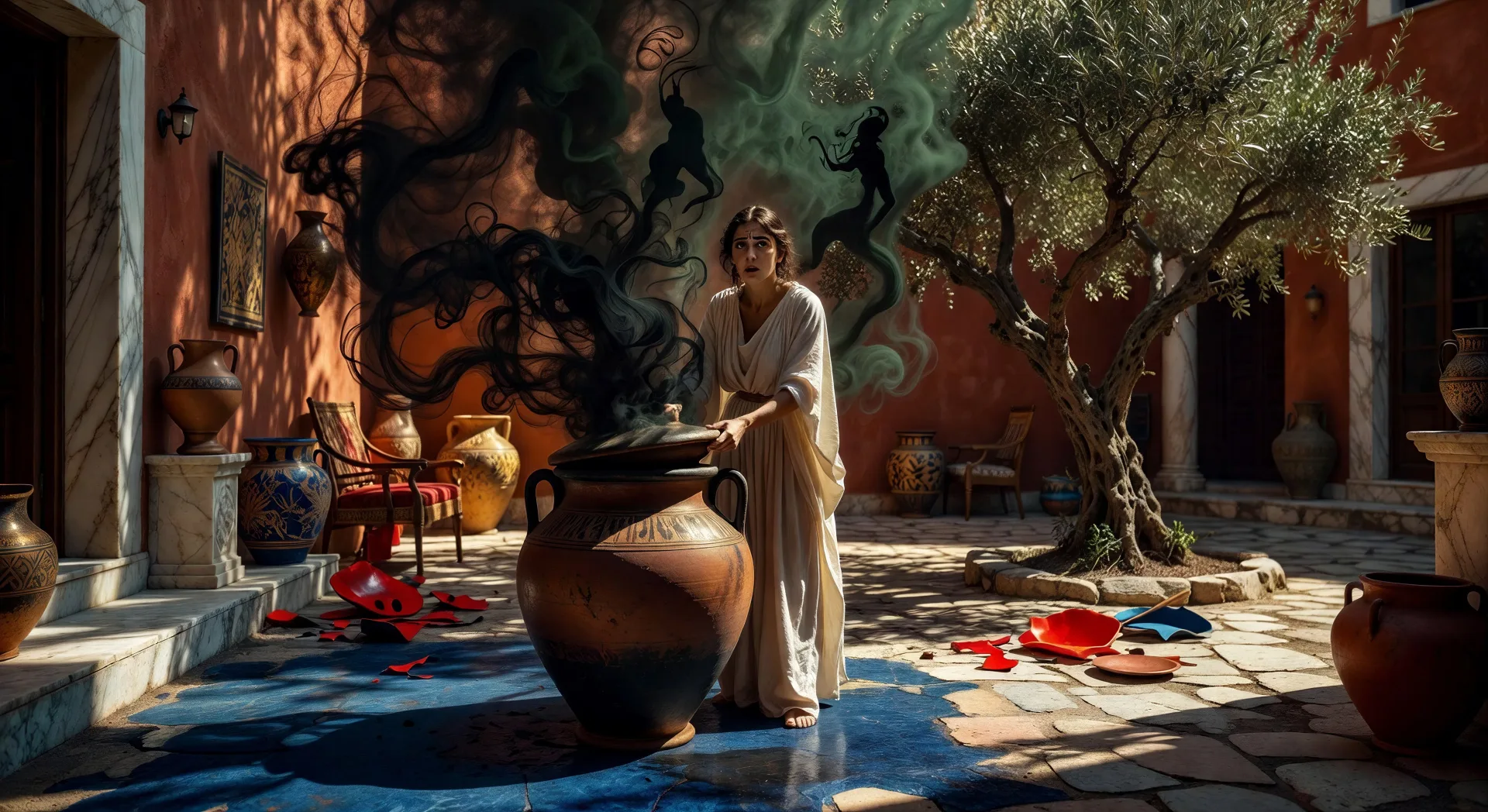 Pandora opens the jar