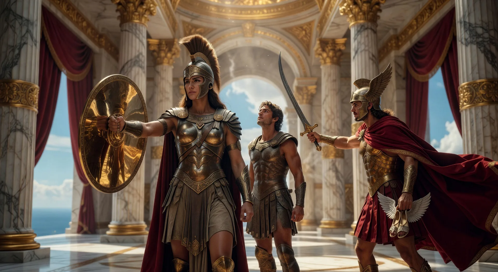 Perseus receives the gifts