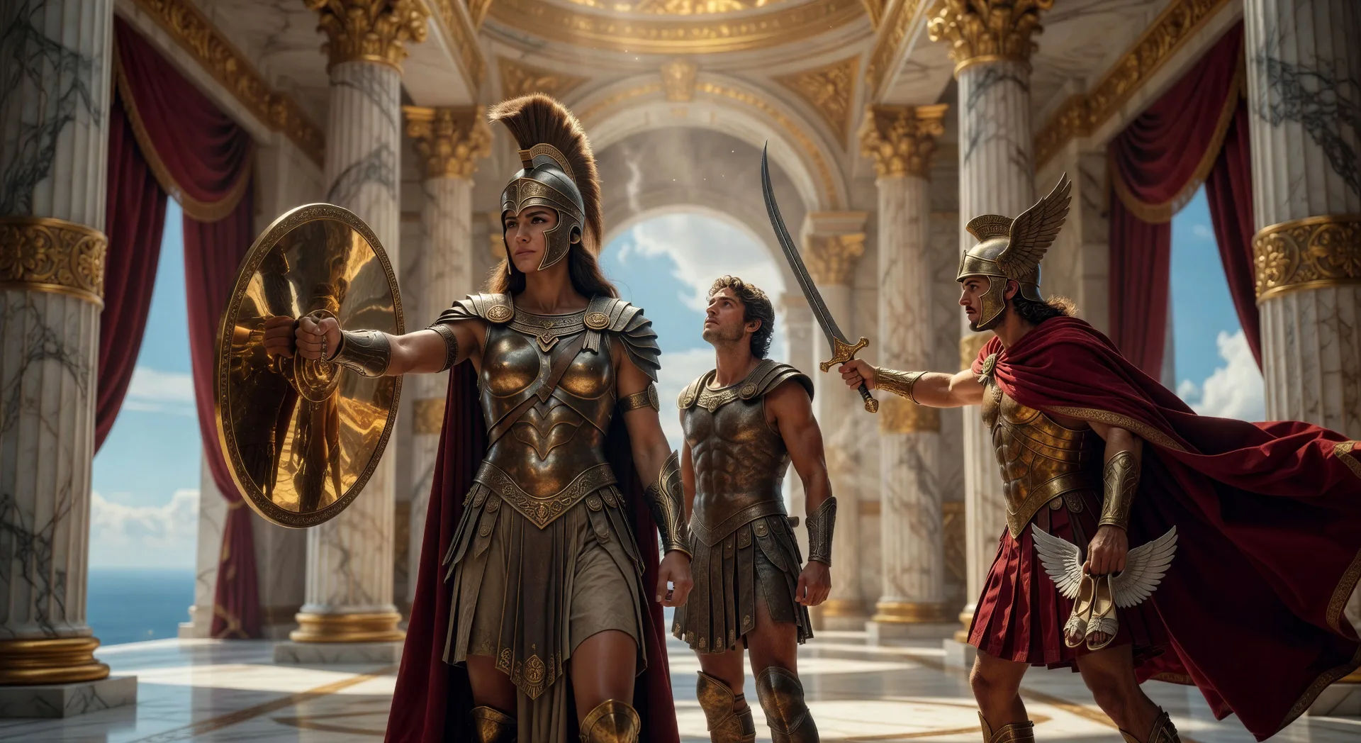 Perseus receives the gifts
