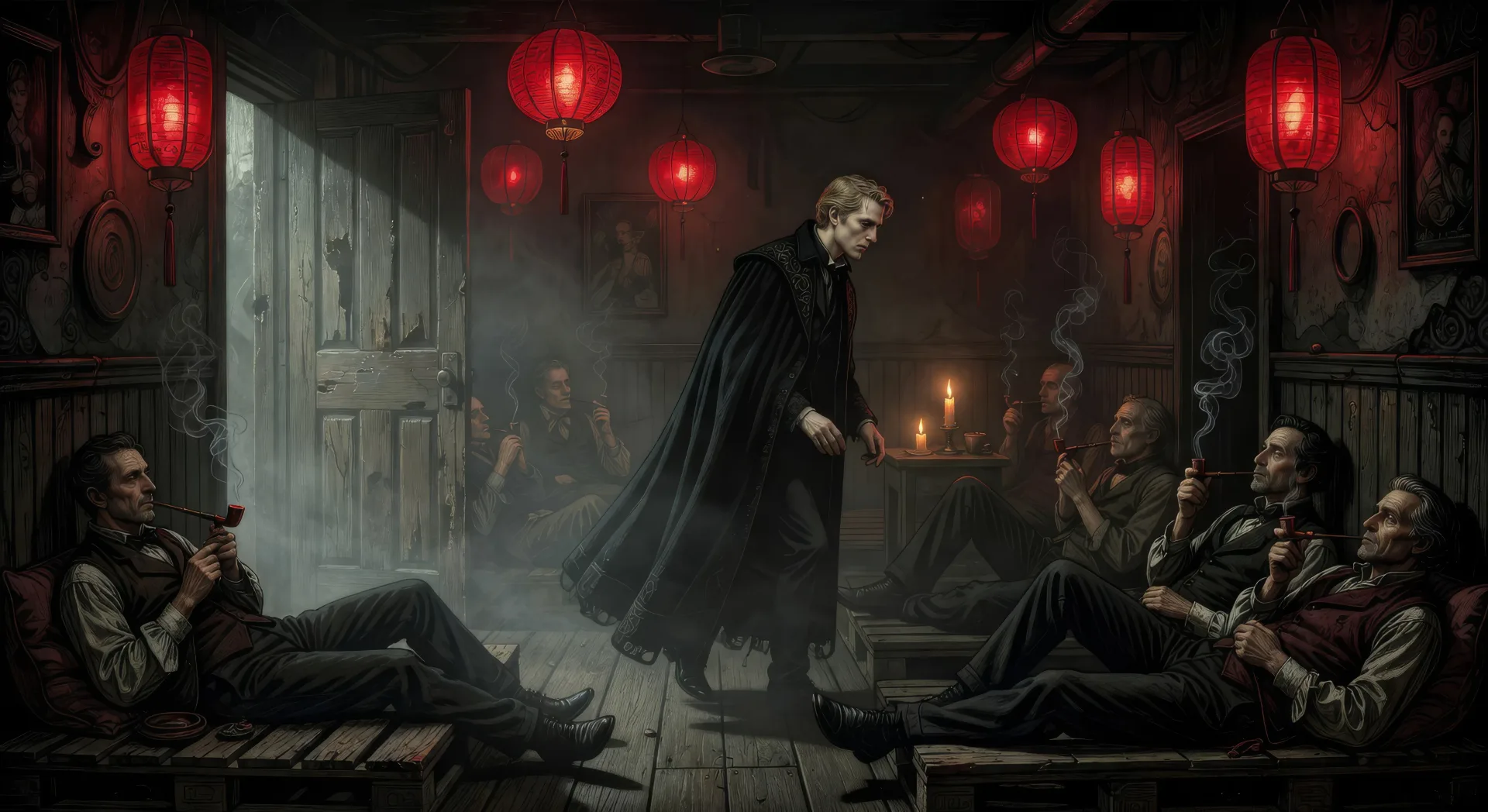 A Limehouse opium den