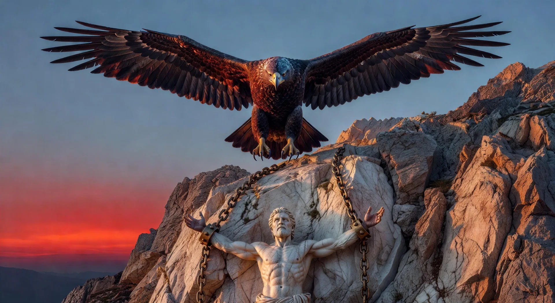The eagle returns at dawn