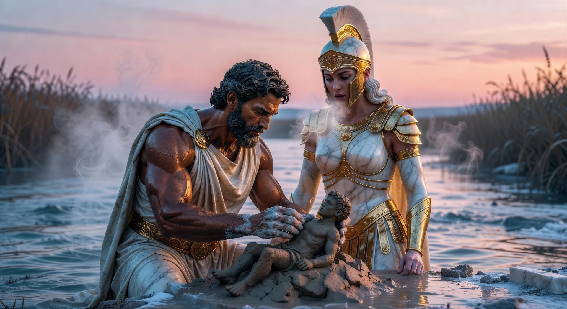Prometheus shapes humanity