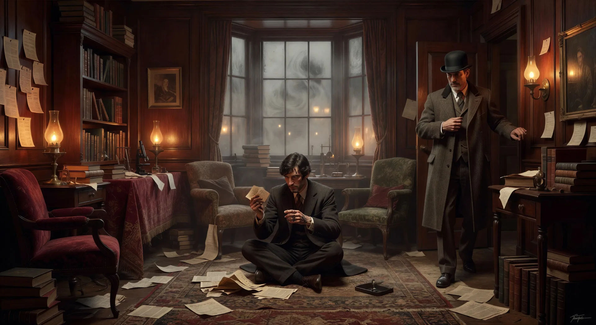 Baker Street 221B à luz de gás