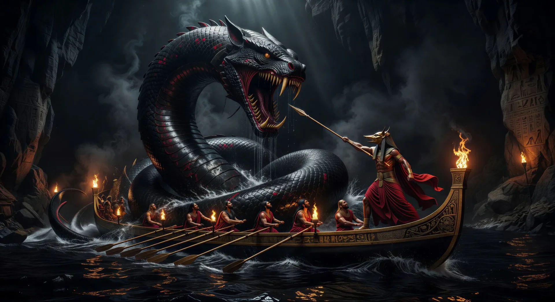 Apophis attacks the night barque