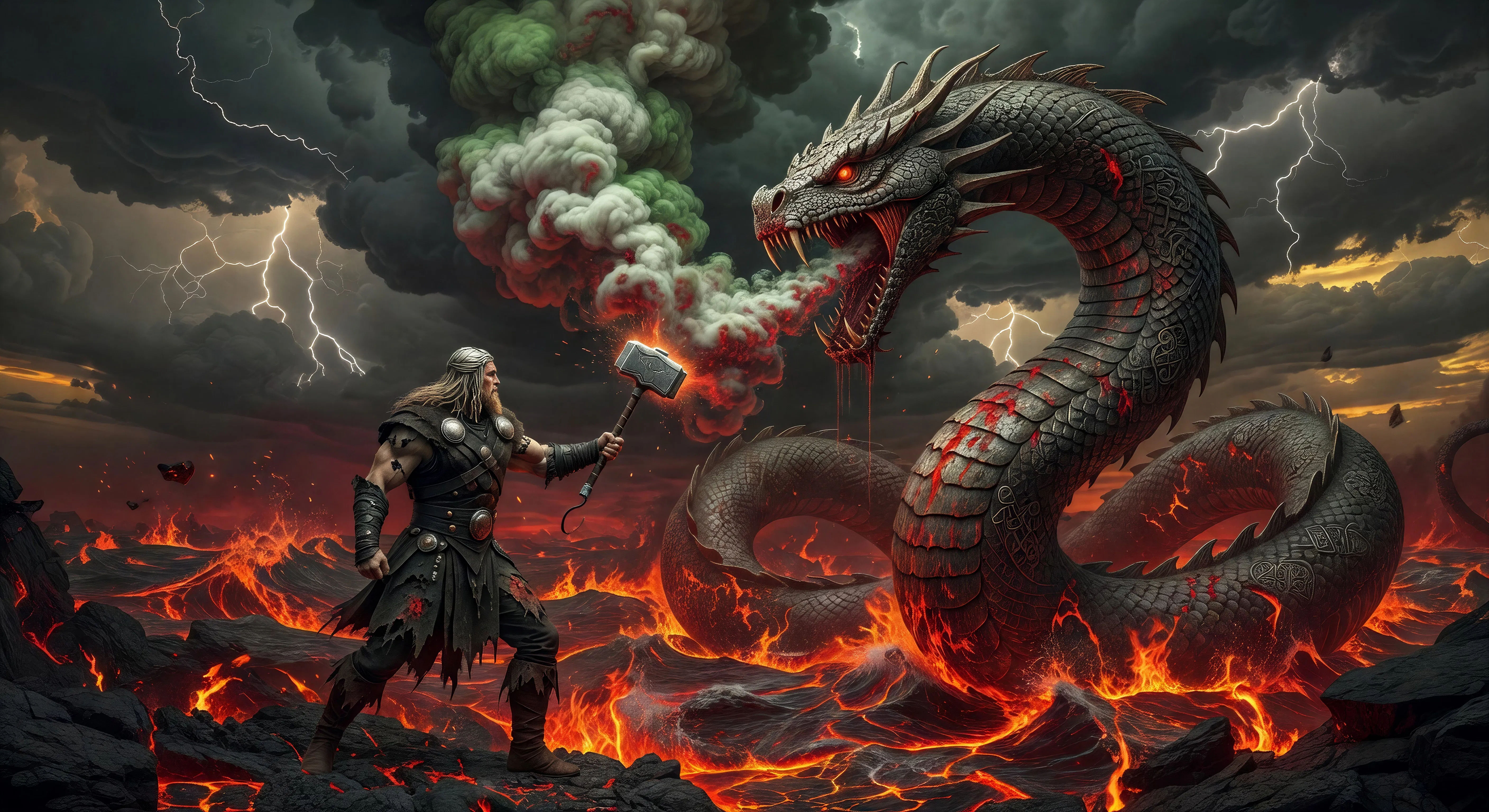 Thor contra Jormungandr
