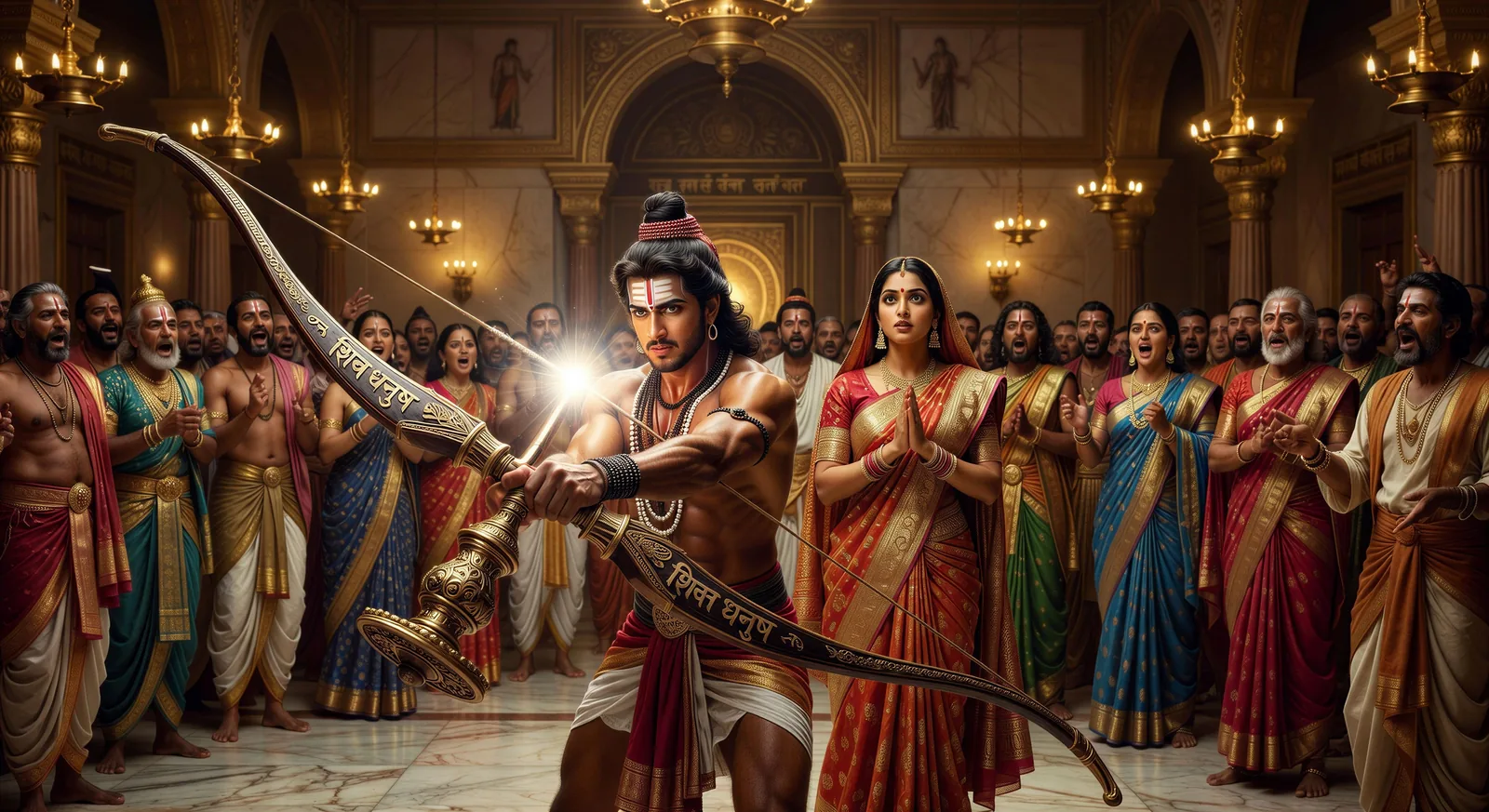 Sita’s swayamvara and the breaking of Shiva’s bow