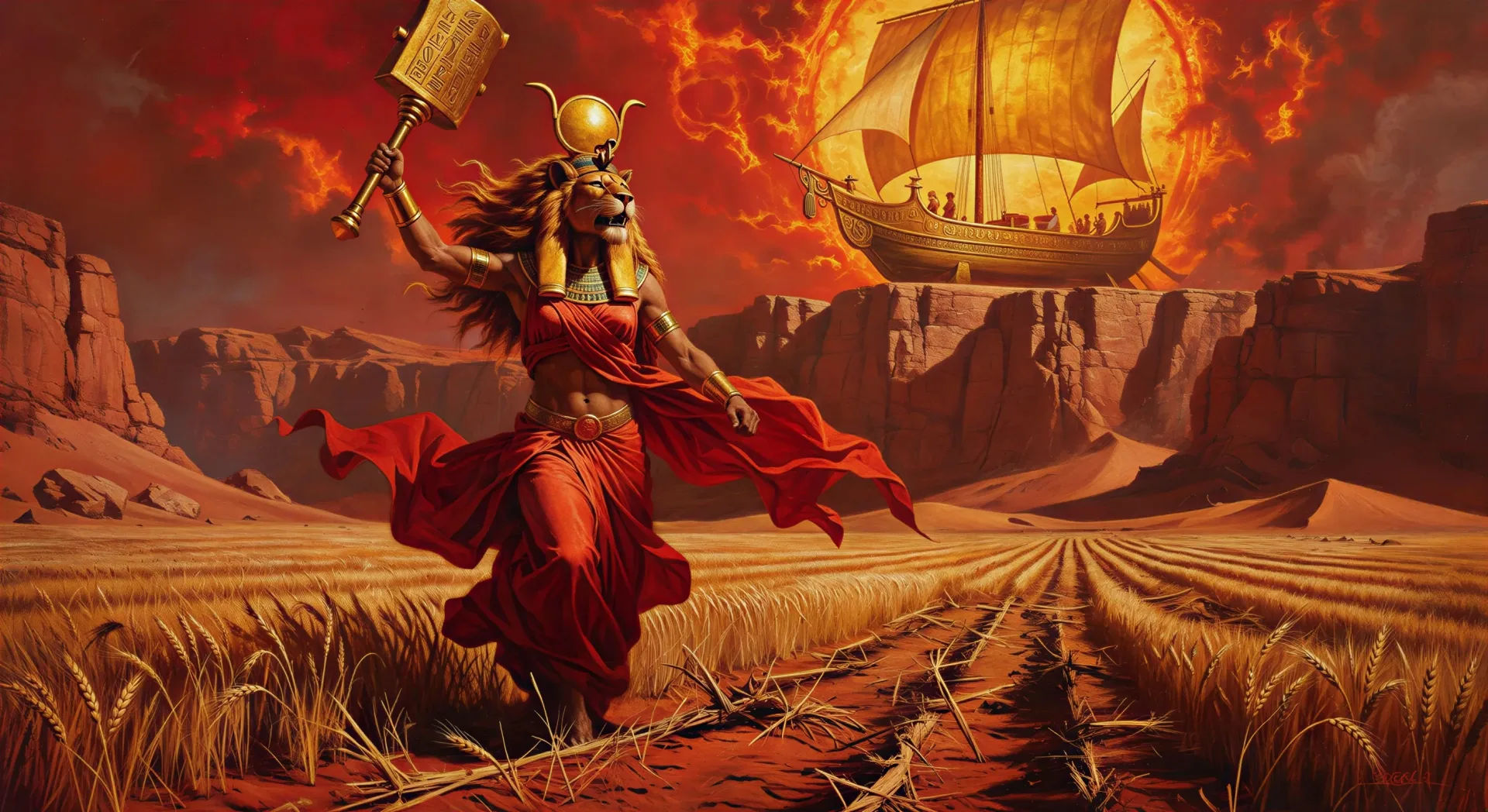 The destruction of mankind