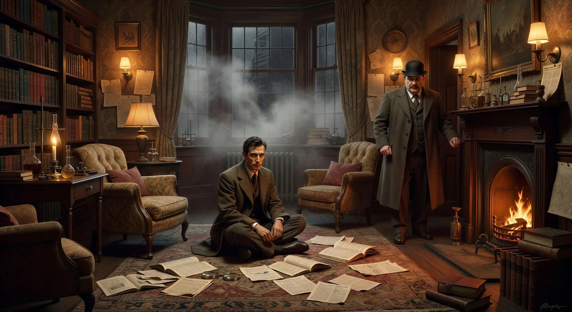 Baker Street 221B à luz de gás