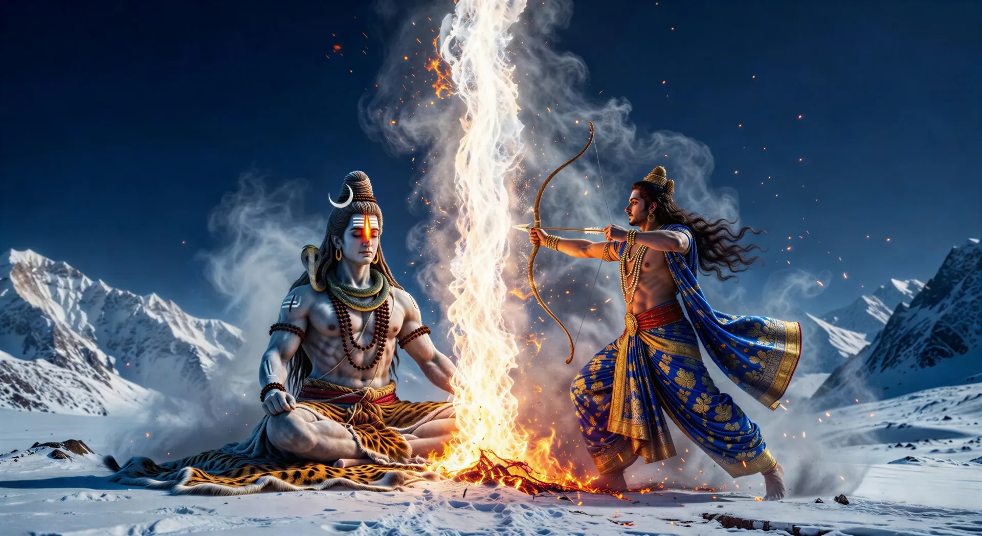The burning of Kama