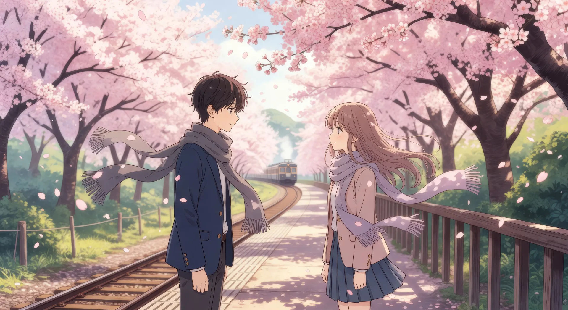 Confession at the sakura platform
