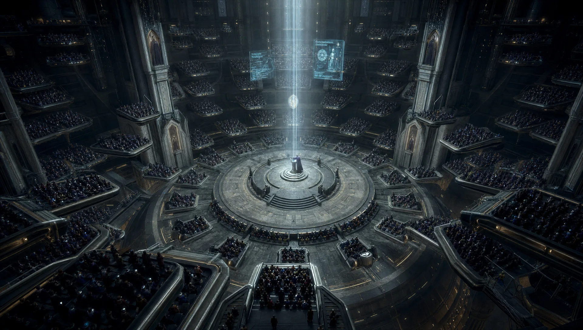 Multi-planet senate chamber