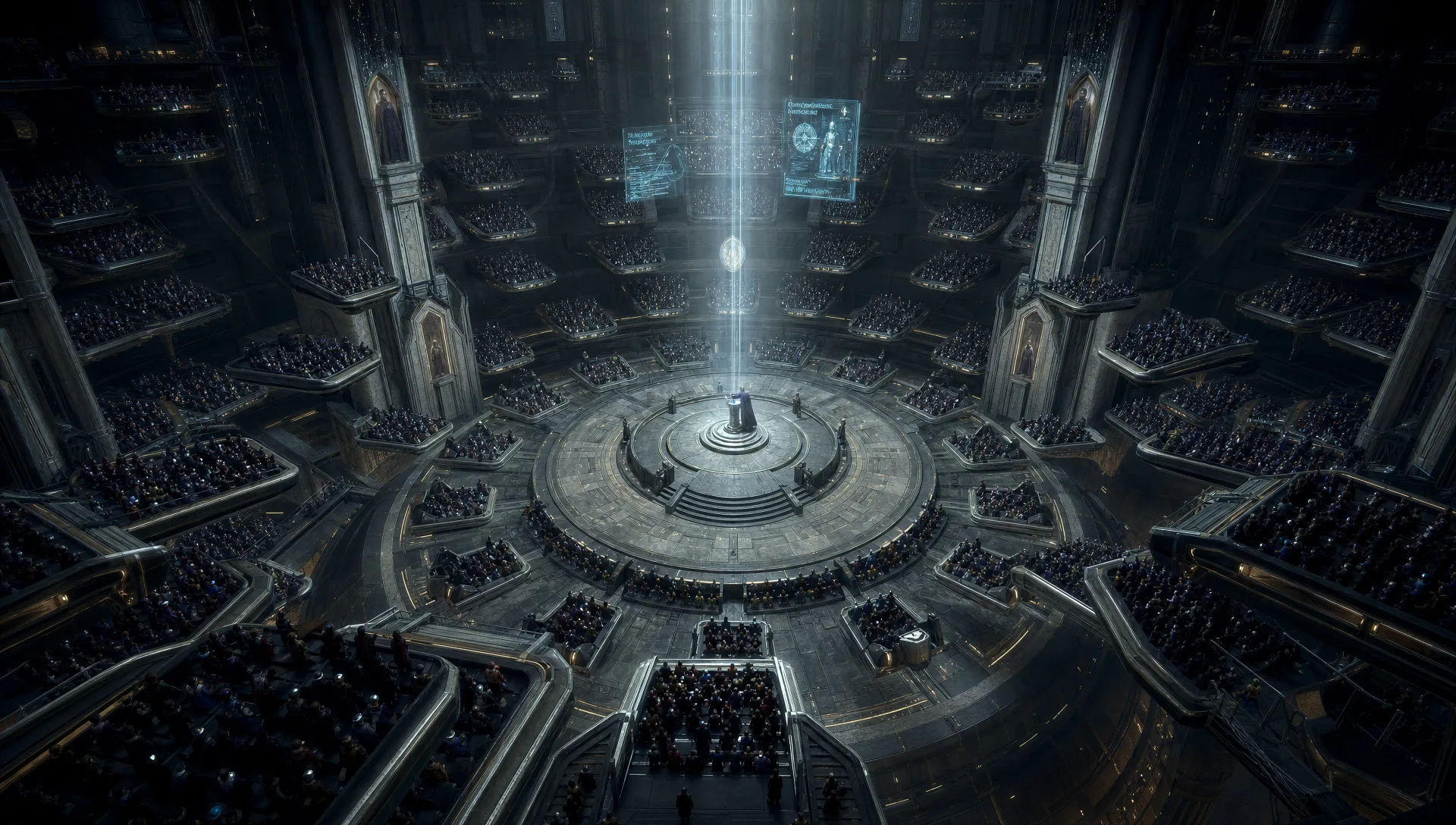 Multi-planet senate chamber