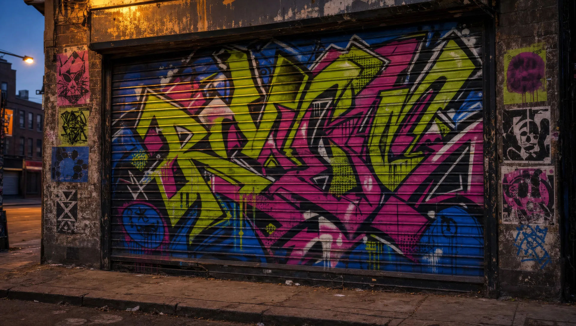 Steel-shutter wildstyle morning