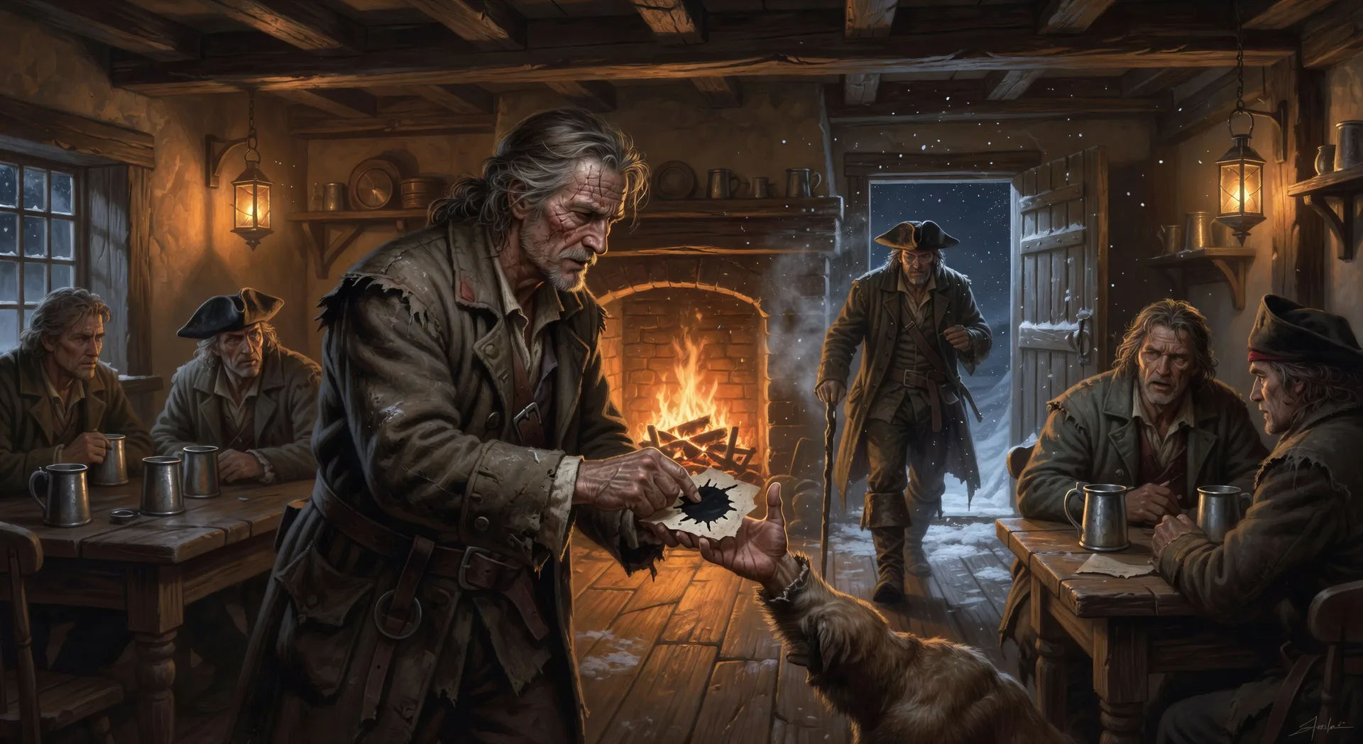 La Mancha Negra en el Admiral Benbow