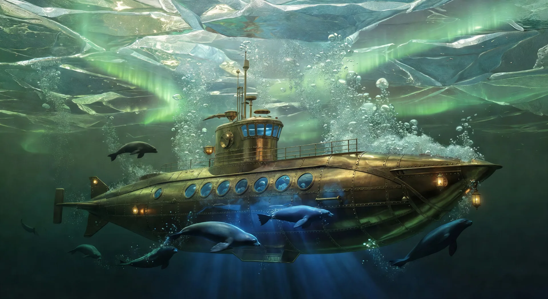 Beneath the polar ice