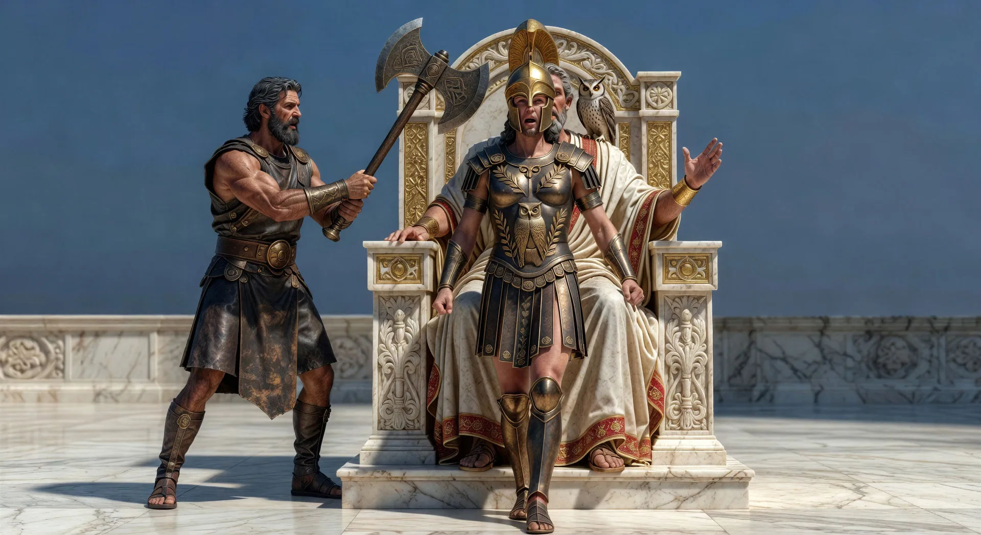 The birth of Athena