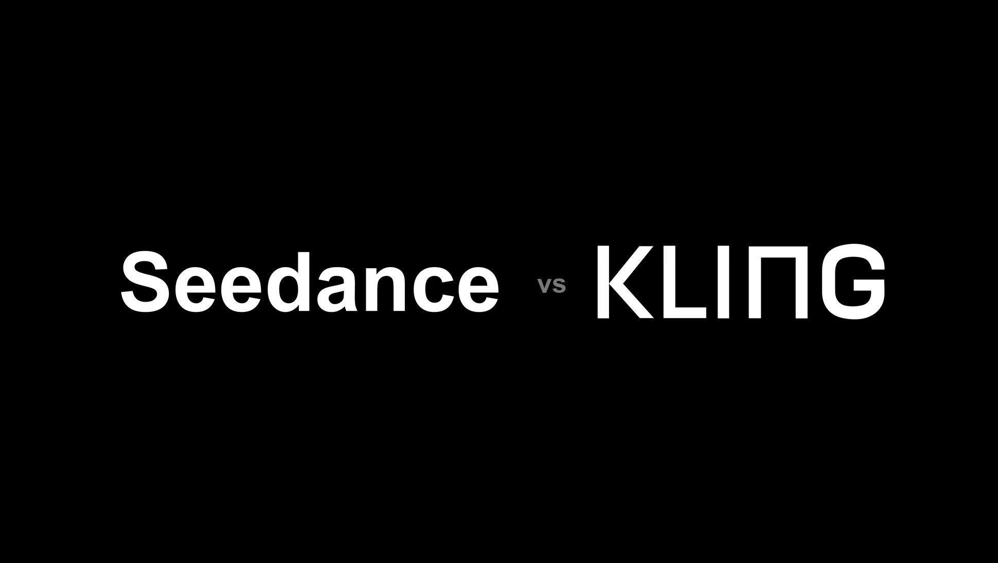 Seedance vs Kling